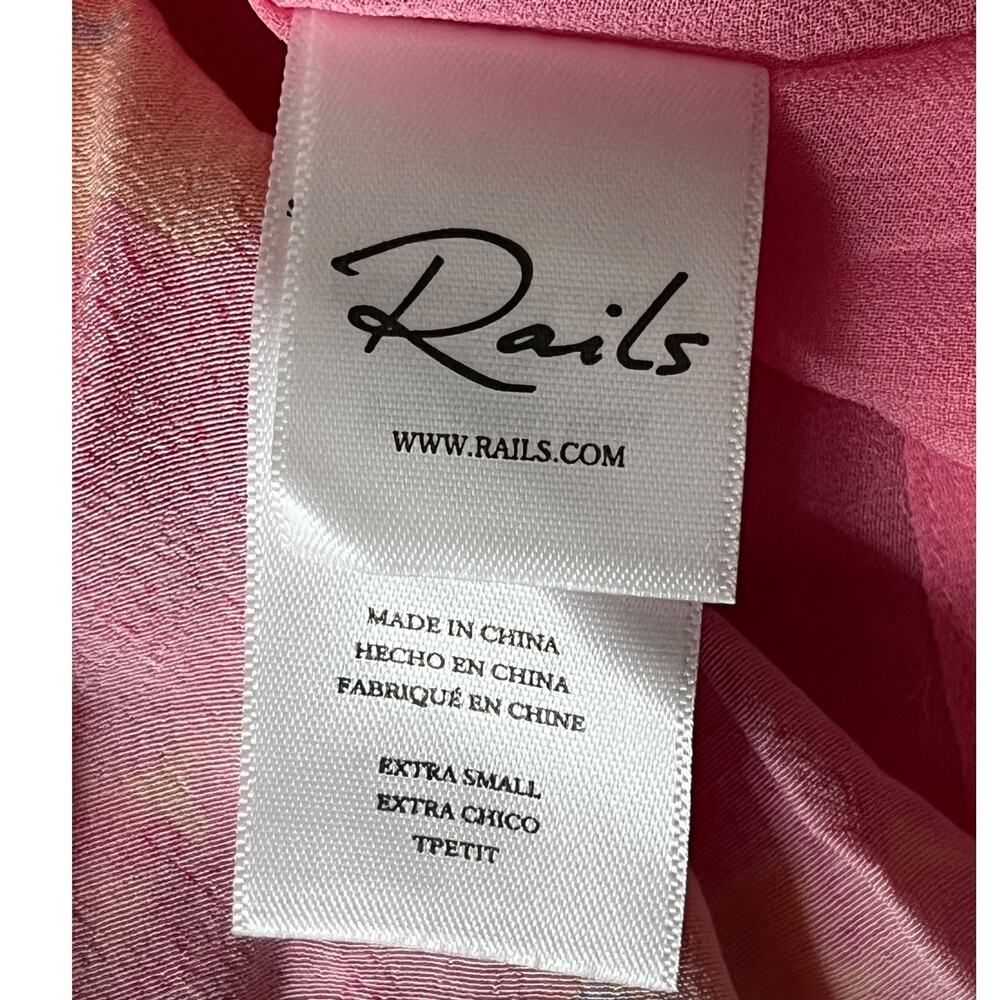 Rails Dress Tara Floral print minidress pink X-Small XS - Picture 7 of 9